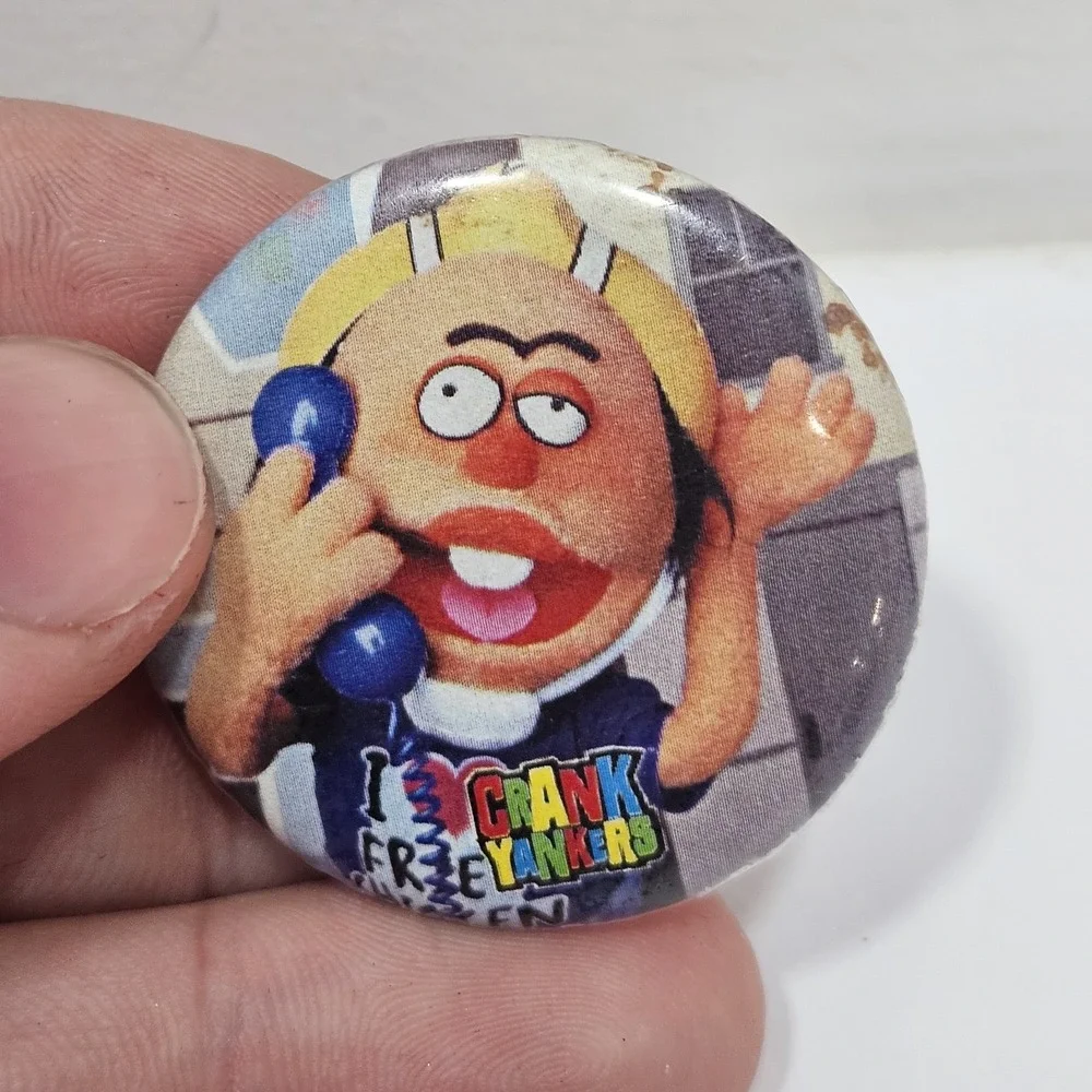 Vintage 2002‎ Comedy Central Crank Yankers Pin Button 1.5 Inch Rare